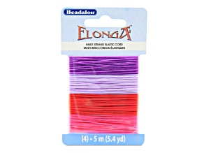 Elonga™ Stretch Cord, 0.7 mm, Lilac, Purple, Red, Pink, 5 m