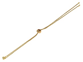 Sliding Bracelet or Necklace Component Gold Tone appx 6" in length
