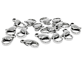 Stainless Steel Lobster Clasps appx 12mm in Size appx 15 Pieces in Total