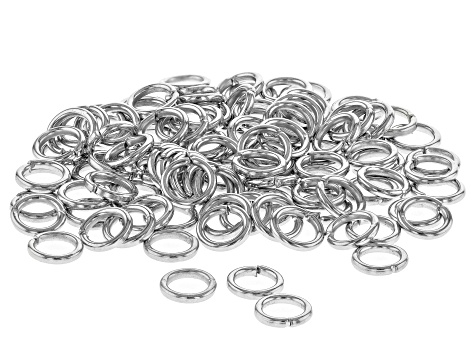 120 Pcs 3 Sizes 18K Gold Plated Jump Rings, Open Jump Rings for