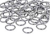 Stainless Steel Jump Rings appx 8mm Size Appx 60 Pieces Total - ALW043