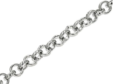 Silver Tone Unfinished Chain appx 3mm and appx 1M in Length - ALW042 ...