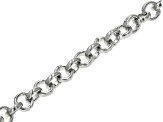 Silver Tone Unfinished Chain appx 3mm and appx 1M in Length