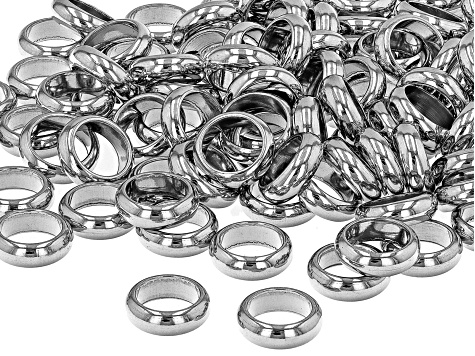 2.5mm Smooth Round, Sterling Silver Beads (100 Pieces)