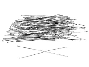 Ball Headpins in Silver Tone appx 2" and appx 100 Pieces Total