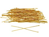 Ball Headpins in Gold Tone appx 2" and appx 100 Pieces Total