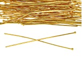 Ball Headpins in Gold Tone appx 2" and appx 100 Pieces Total