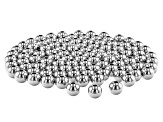 Stainless Steel appx 8mm Round Beads appx 100 Pieces Total