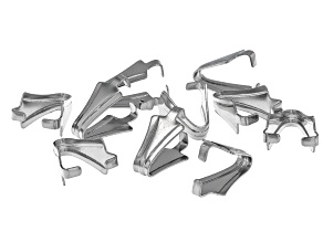 Stainless Steel Pinch Bail appx 10 Pieces Total