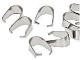 Stainless Steel Pinch Bail appx 10 Pieces Total