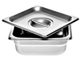 4" Stainless Steel Firing Pan With Lid Holds 2 lbs Carbon When Firing Base Metal Clays in A Kiln