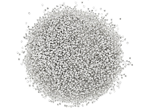 Crimp Beads, Size #0, 1.3 mm, .925 Sterling Over Base Metal, Appx 1 oz (28.35 g), Appx 4,900 Pieces
