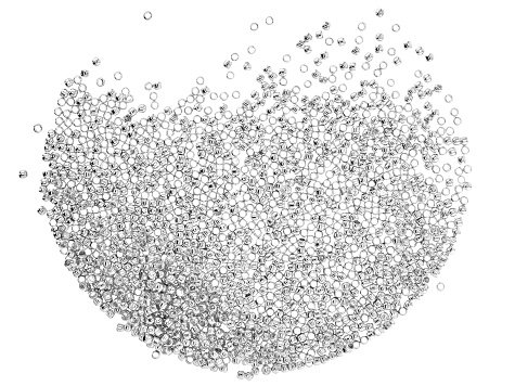 Crimp Beads, Size #2, 2.5 mm (.098 in), .925 Sterling Over Base Metal, Appx 1 oz, Appx 900 Pieces