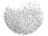Crimp Beads, Size #2, 2.5 mm (.098 in), .925 Sterling Over Base Metal, Appx 1 oz, Appx 900 Pieces
