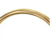 20 Gauge Round German Style Wire in Gold Tone Appx 6 Meters
