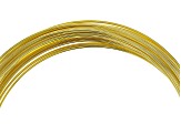 Large Memory Wire Bracelet in Gold Tone 0.5 oz Appx 30 Coils