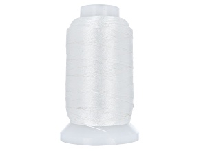 Beadalon® Silk Thread, Size B (.008 in, .20 M) 0.5oz (14.17 g) in White 1170 ft (357 M)