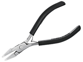 Round Nose Nylon Jaw Pliers, Tip Length: 0.78in /20mm, Tapered From 0.08in - 0.27in/ 2mm-7mm