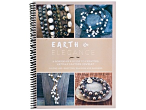 Earth And Elegance Book By Laura Gasparrini, A Bohemian's Guide To Creating Artisan Leather Jewelry