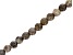 Fossil Stone Appx 8mm Round Large Hole Bead Strand Appx 7-8" Length