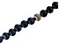 Onyx Appx 8mm Round Large Hole Bead Strand Appx 8" Length