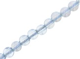 Opalite Appx 8mm Round Large Hole Bead Strand Appx 7-8" Length