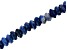 Sodalite Appx 8mm Faceted Rondelle Large Hole Bead Strand Appx 8" Length
