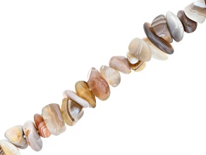 Botswana Agate appx 8-13mm Chip Bead Strand appx 15-16"