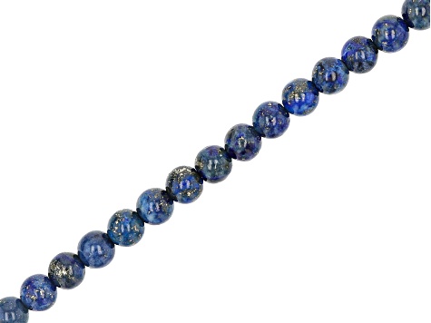 Lapis Lazuli appx 4-4.5mm Round Bead Strand appx 15-16"