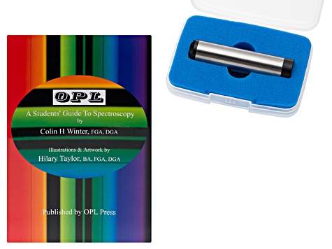 OPL Pocket Size Diffraction Grading Spectroscope and A Students Guide To Spectroscopy Book Kit