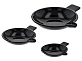 Diamond Scoop Set of 3 in Black