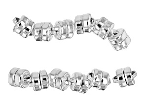 Magnetic Clasp Set of Appx 12 Pieces in Silver Tone Appx 6mm