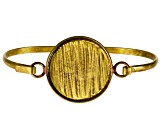 Interchangeable Antq Brass Bracelet And Antq Brass Rd Earring Bezel Set