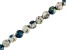 Azurite in Granite Appx 6mm Round Bead Strand Appx 15-16" Length