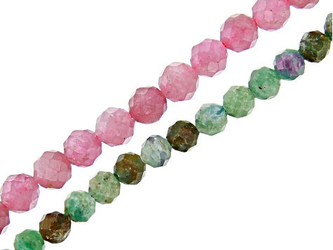 3MM GREEN GARNET GEMSTONE GREEN FACETED ROUND 3MM LOOSE BEADS 16/"