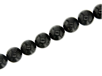 Picture of Phlogopite in Matrix Appx 10mm Round Bead Strand appx 15-16" in length