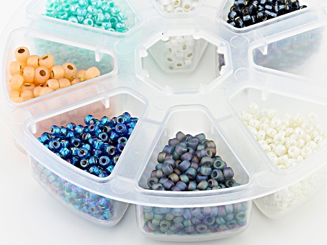 Seed Bead Kit in Assorted Colors with Storage Case