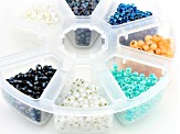 Seed Bead Kit in Assorted Colors with Storage Case