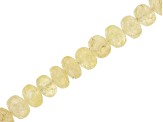 Danburite Appx 3-5mm Rondelle Bead Strand Appx 17" in Length