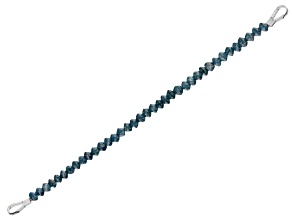 Blue Diamond Appx 2mm Faceted Rondelle Bead Strand Appx 3" in Length