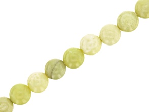 Butter Calcite Mix 6mm Round Bead Strand Approximately 15-16" in Length