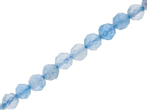 Aquamarine Faceted Round appx 2.5-3mm Bead Strand appx 12.5"
