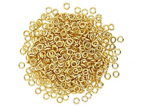 Electroform appx 8mm Round Large Hole Spacer Beads in Silver Tone & Gold Tone 1000 Pieces Total