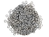 Electroform appx 8mm Round Large Hole Spacer Beads in Silver Tone & Gold Tone 1000 Pieces Total