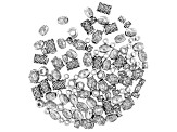 Textured Metal Large Hole Spacer Beads in 4 Styles in Antique Silver Tone 115 Pieces Total