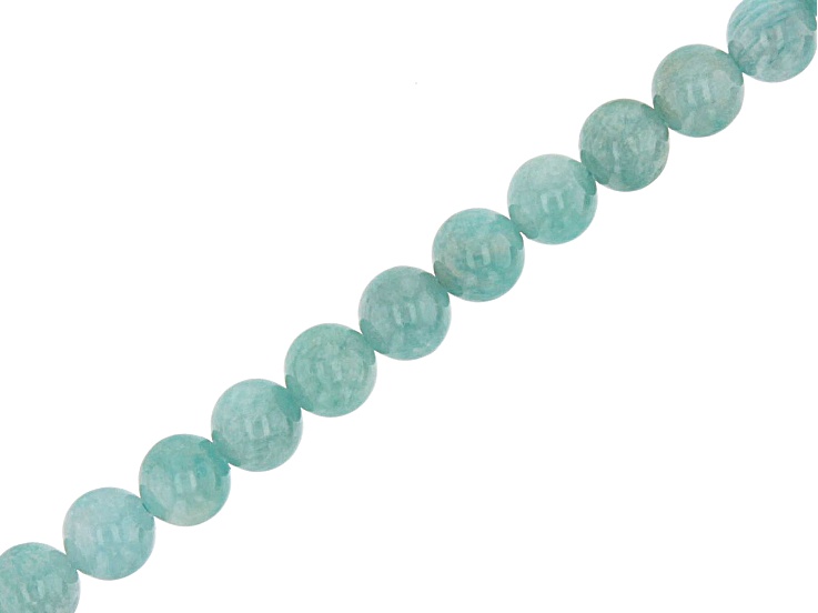 Brazilian Amazonite Round appx 6mm Bead Strand appx 15-16"