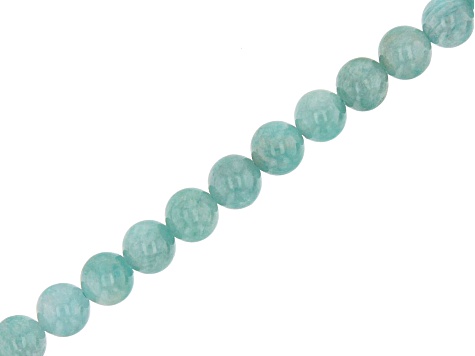 Brazilian Amazonite Round appx 6mm Bead Strand appx 15-16"