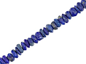 Lapis Lazuli Faceted appx 3x2-4x3mm Rondelle Bead Strand appx 15-16"