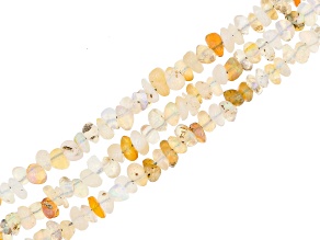 Ethiopian Opal Chip appx 3x2-5x4mm Bead Strand Set of 3 appx 15-16"