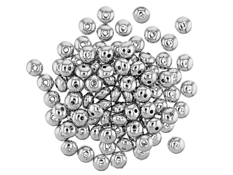 Metal Spacer Beads in 6 Shapes in Gold Tone & Silver Tone 400 Pieces Total